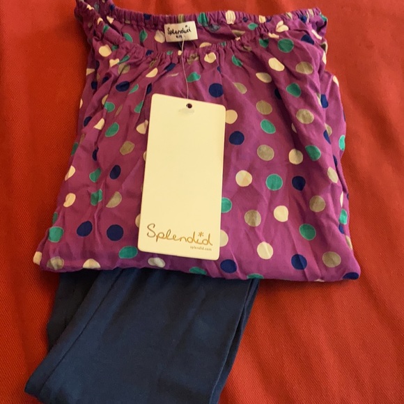 Splendid Kids Purple Dot 2set - Picture 1 of 5